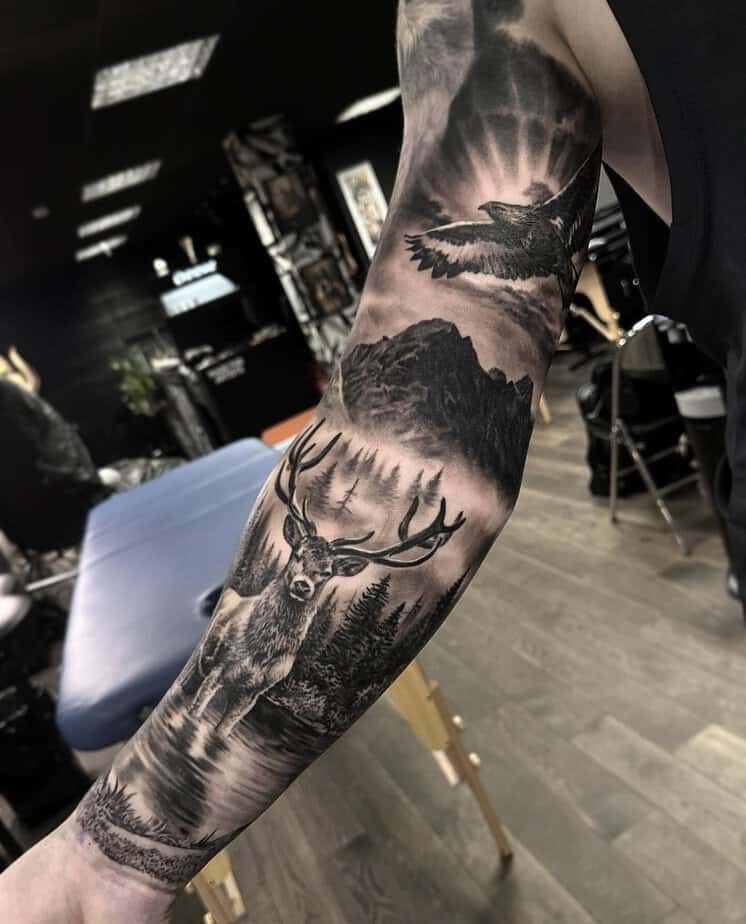 Woodland sleeve