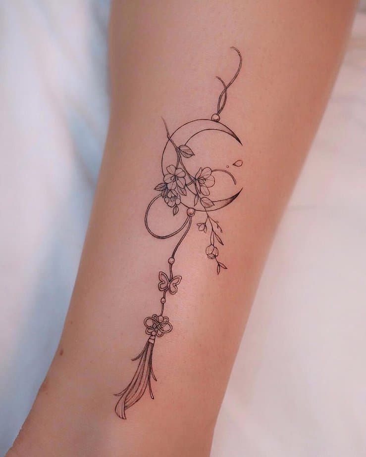 Custom line-work tattoos with details